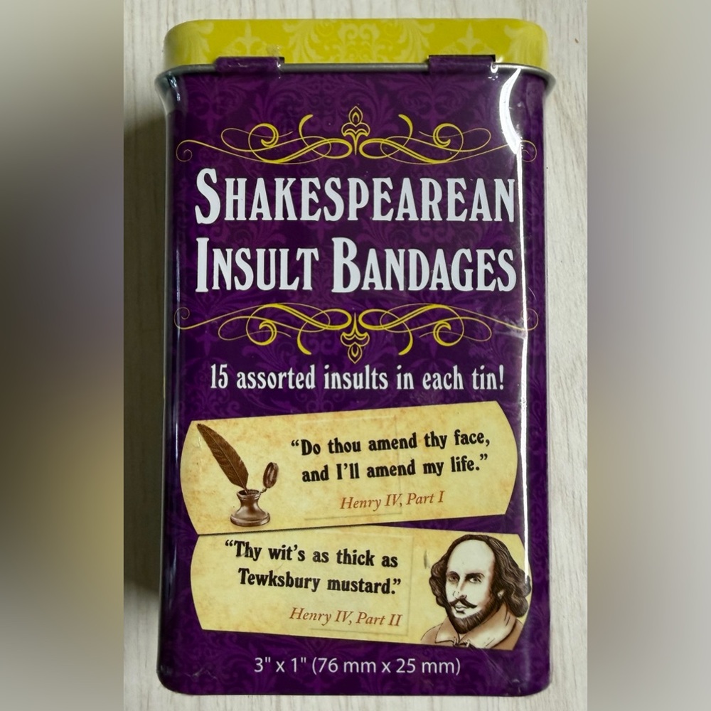 Shakespearean Insult Bandages